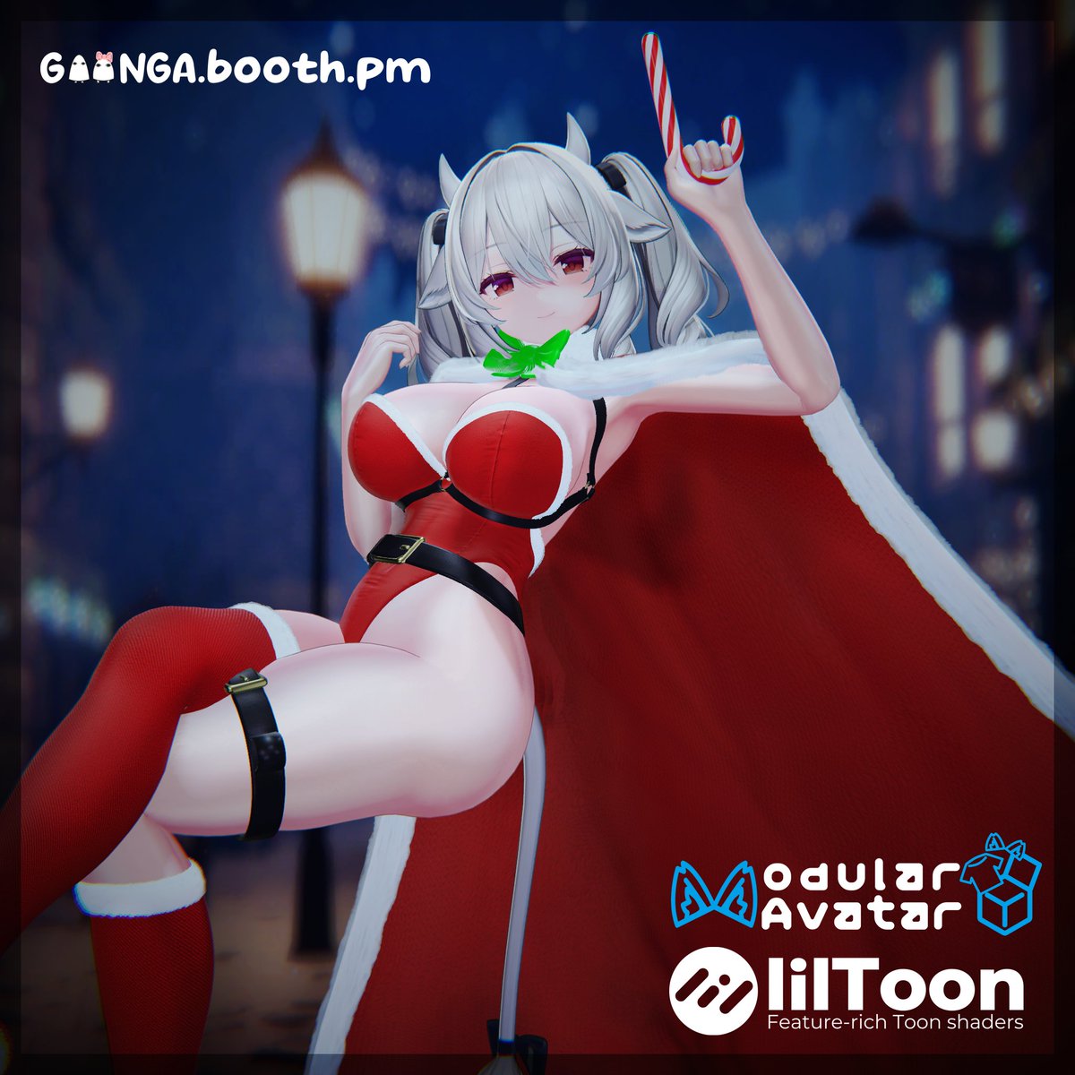 Goongas Christmas Leotard for VRC is now available!
Compatible with 7 Avatars
#VRChat #booth_pm

goonga.booth.pm/items/7751281