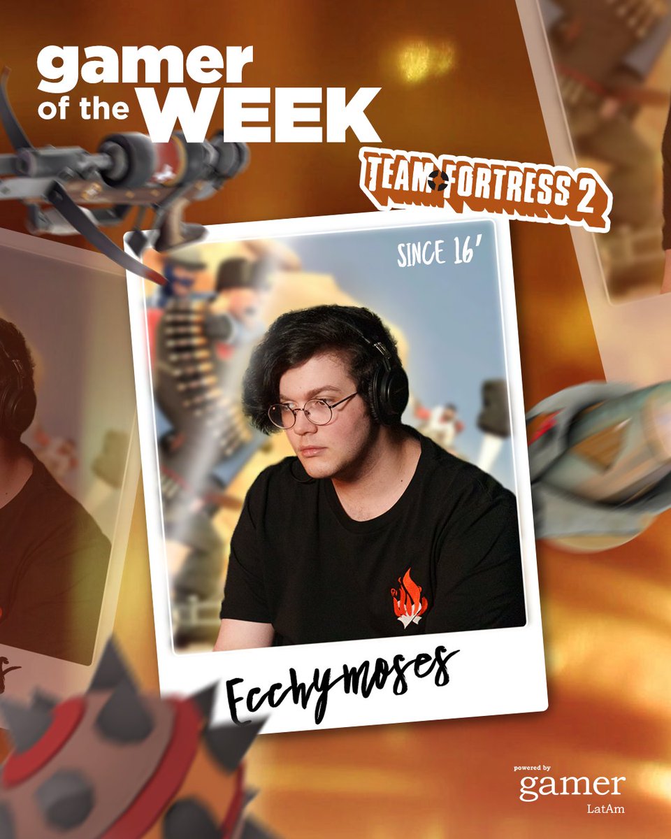 GamerLatamNA's tweet photo. Our Gamer of the Week is none other than @buggi_ecchy!

Ecchy is known for their TF2 shout casting where they are proud to represent their comp. team, The Buggies. Learn all about them here! https://t.co/Rv24jusxvz