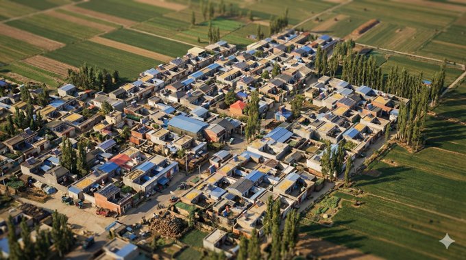 年底了，想家了吗？ 一张卫星截图可以让nano banana pro精确还原家乡俯视图了，无法100%还原细节，但是足以略解思乡之情了。感谢  @mixixiq   提供思路

老规矩， prompt