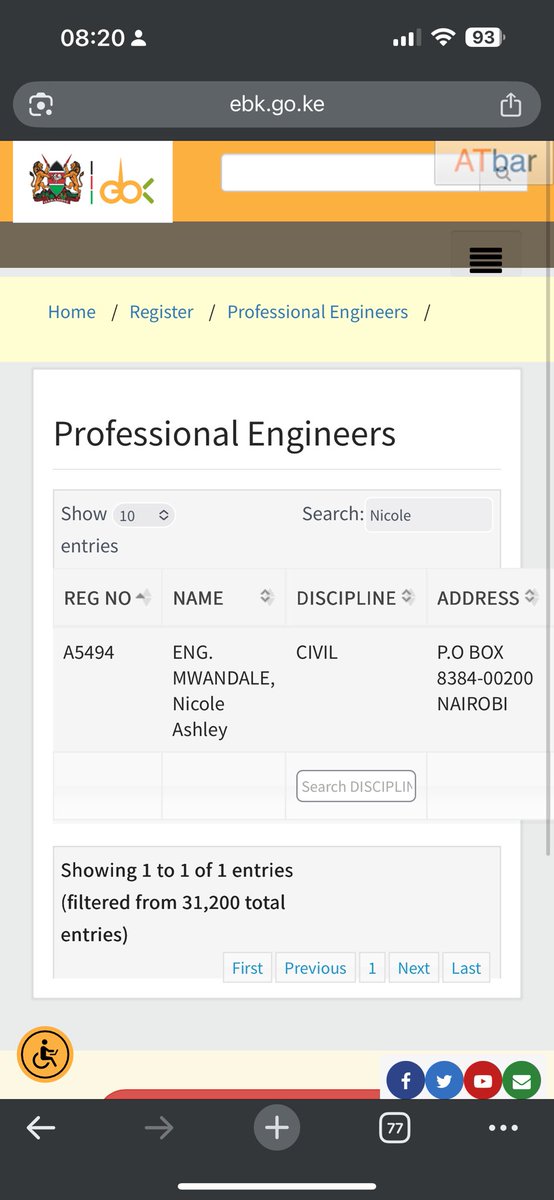 She is not an engineer buddy , you have to earn the title Eng by practicing and attending a professional interview same as how lawyers become advocates by meeting some metrics. 

Let’s respect the profession.