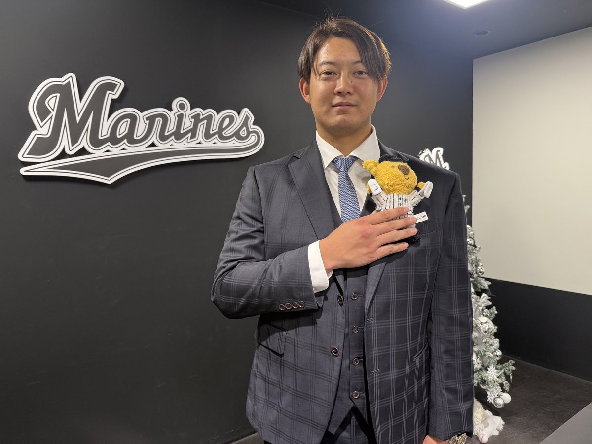 契約更改を終えた #佐藤都志也 選手。 「来季は全てにおいてキャリア