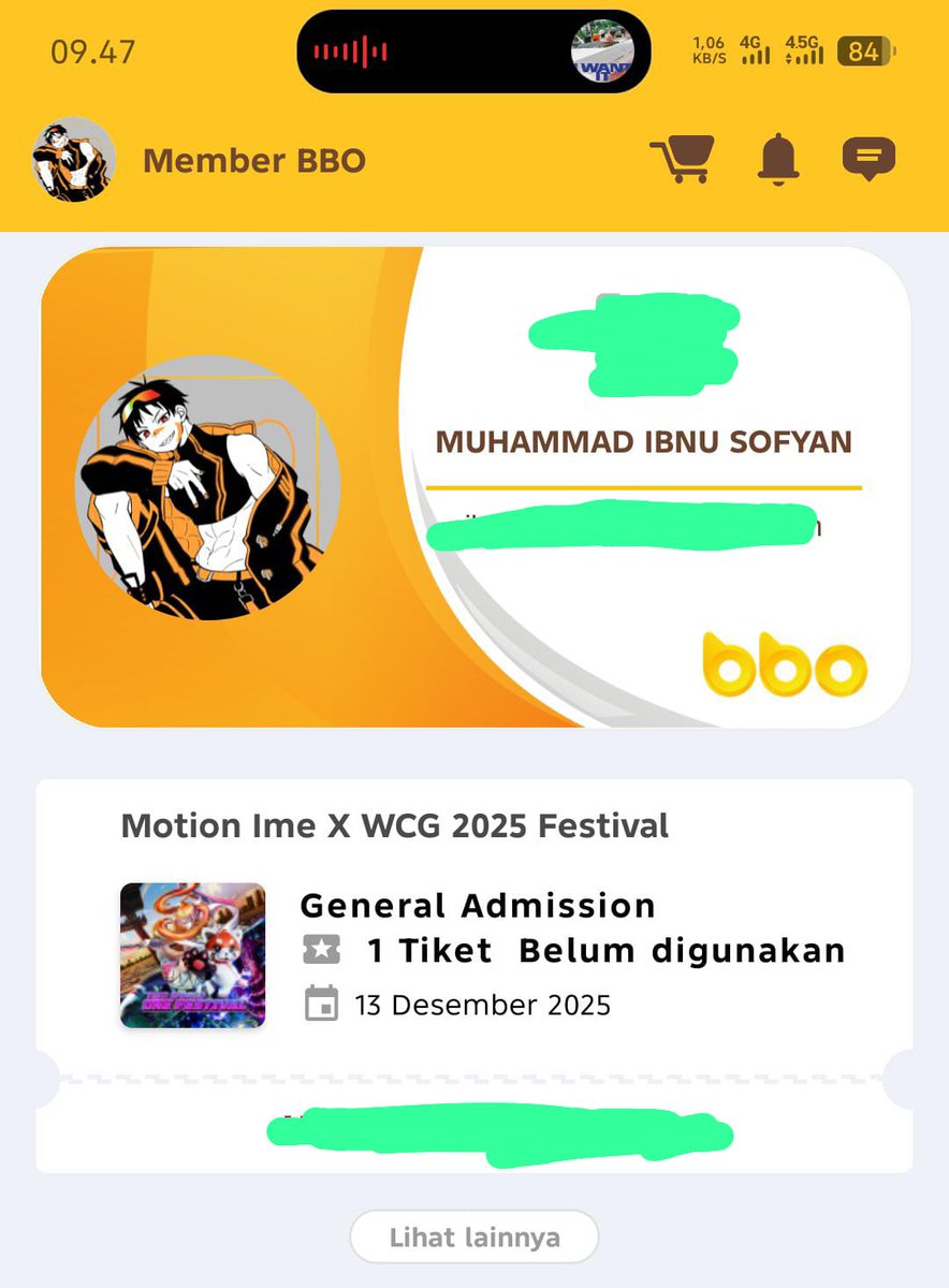 AlfaaSukaPermen's tweet photo. 1 lagii, WTS tiket motion ime STAYC day 2 
100k ambil
#WTs #Motionime #motionimefest https://t.co/1D06G6jTkr