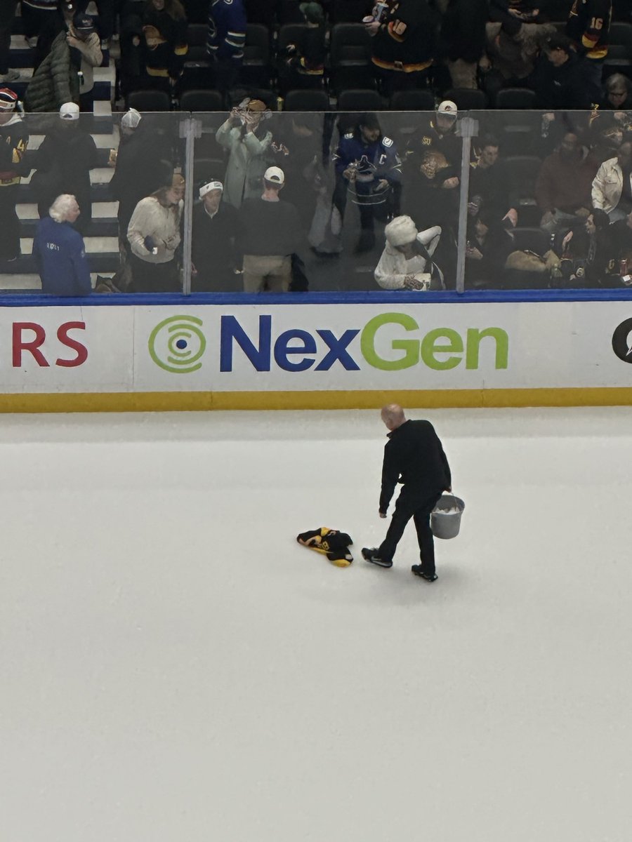 There it is.. first jersey on the ice this season