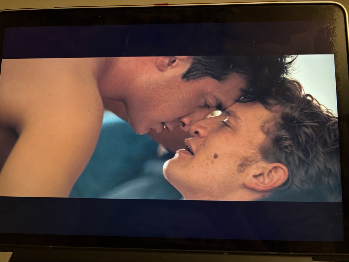 jyndjarin's tweet photo. shane and ilya calling each other by their first names 😭😭😭😭 and their faces right after it, THEY ARE SO IN LOVE 😭😭😭 #heatedrivalry https://t.co/CipsbYh3cu