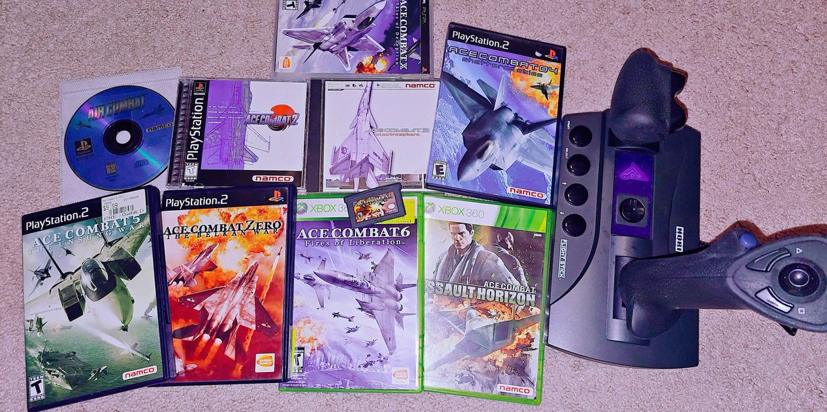 MintFantome's tweet image. And by getting ready for streaming Ace Combat I meant it 😚