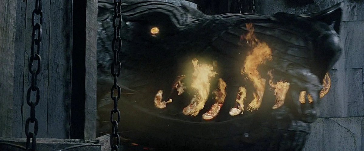 eigenrobot's tweet image. what uzgûlglob called it Grond when &quot;the Wang of Sauron&quot; was right there