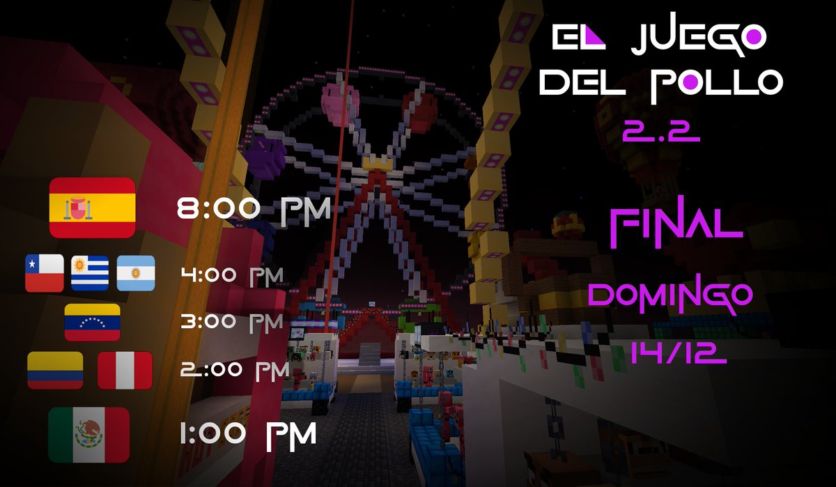 juegodelpollo_'s tweet image. Este domingo 14, a la misma hora, todo terminará.
La conclusión de El Juego del Pollo 2.2
La FINAL O▽O