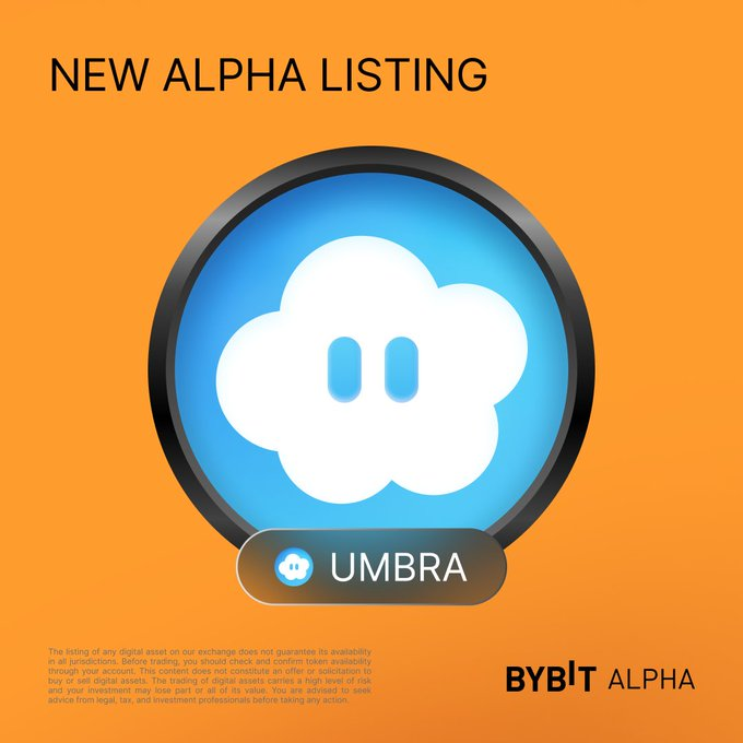 $UMBRA 现在已经正式上线 Bybit Alpha 了！这个项目在 Solana 上主打隐私赛道，最大的特点就是体验极其丝滑，不用连钱包、也不用操心 gas，点开就能直接交易，把心思放在收益上就行。

目前支持的交易资产包括 USDT、USDC、SOL 和 bbSOL，操作起来非常轻松。

他们在 MetaDAO 的公开融资超额认购了 206