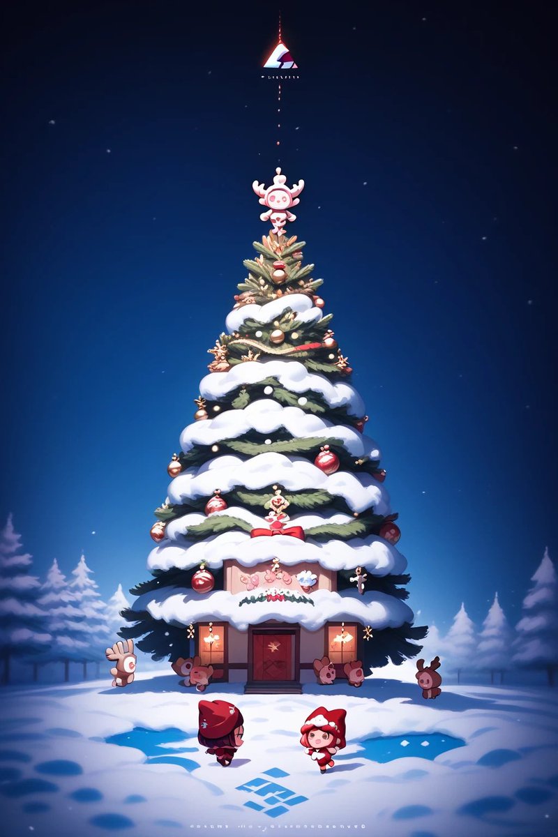 ツリー🎄⭐︎* #AIイラスト #AIart #Christmas2025