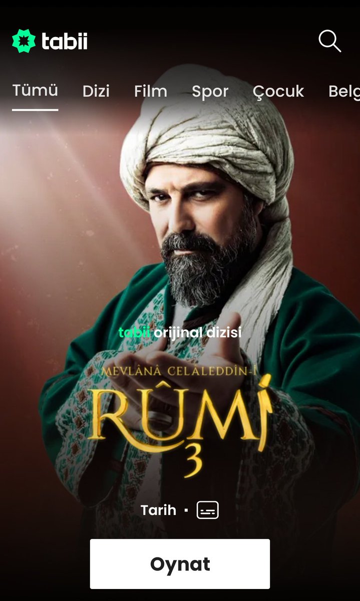 ibrahim58050's tweet photo. @Talhaugurluel Mevlana değmişken, Tabii de 3 sezonluk Mevlana dizisi var izledim gayet güzel tavsiye ederim.
Yeri gelmişken Hay Sultan ve Vefa Sultan dizileri de iyi, tasavvufu sevenler izleyebilir. https://t.co/ZoushDUEkZ