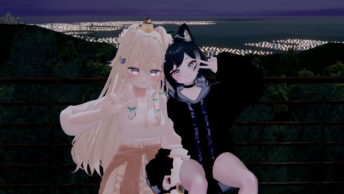 vrc_NERO's tweet image. 완전 귀여운 오드님이랑 야경보며 찰칵!

@oddnit