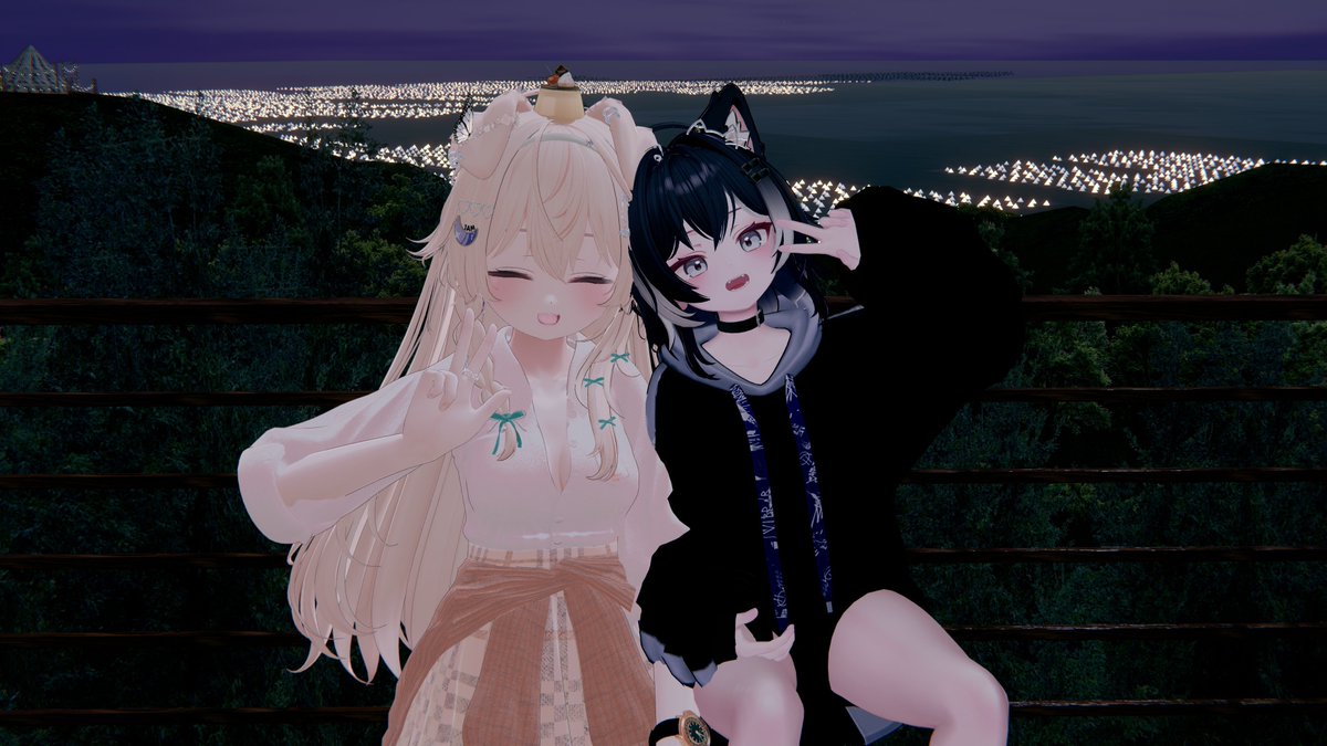 vrc_NERO's tweet image. 완전 귀여운 오드님이랑 야경보며 찰칵!

@oddnit