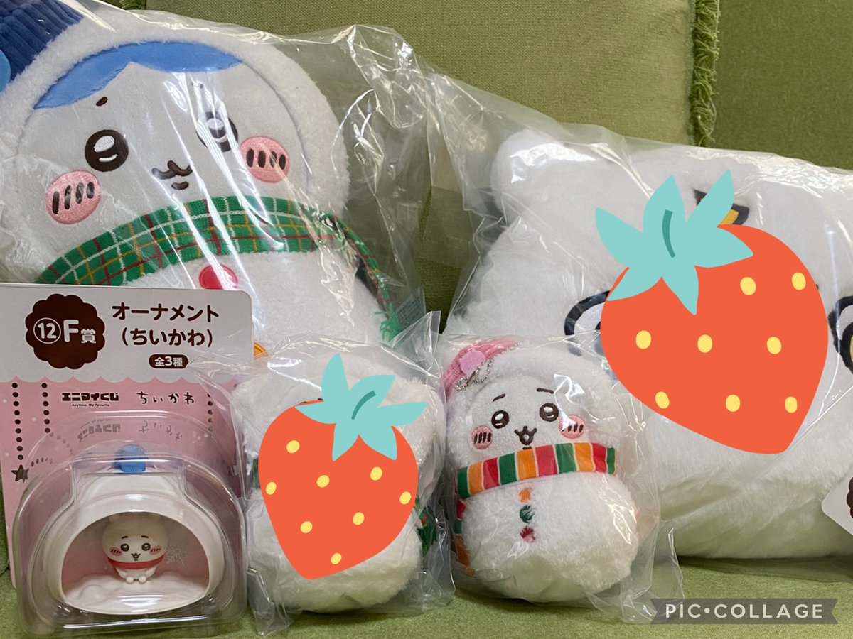 runrun11797033's tweet photo. 【エニマイくじちいかわ交換】

譲→写真のもの、ちいかわの湯Ｂ賞番台フィギュア、たぬきだもんくじＢ賞ハチワレ

求→Ｆ賞ハチワレ、ラストワン

ラストワンと交換していただける方、複数の交換可能です。
出先のため写真ないものは交換決定次第、現物の写真もしくは当選画像お送りいたします。 https://t.co/9B1SV4lP8O