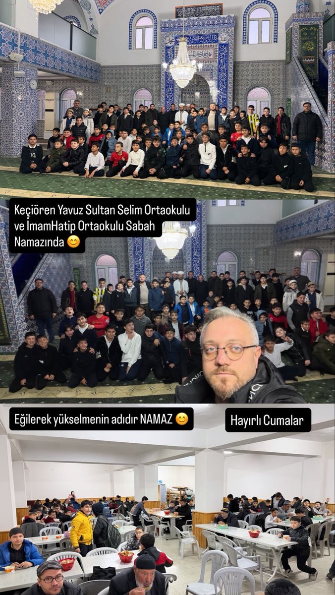 Keçiören Yavuz Sultan Selim Ortaokulu ve İmamHatip Ortaokulu Sabah Namazında 😊