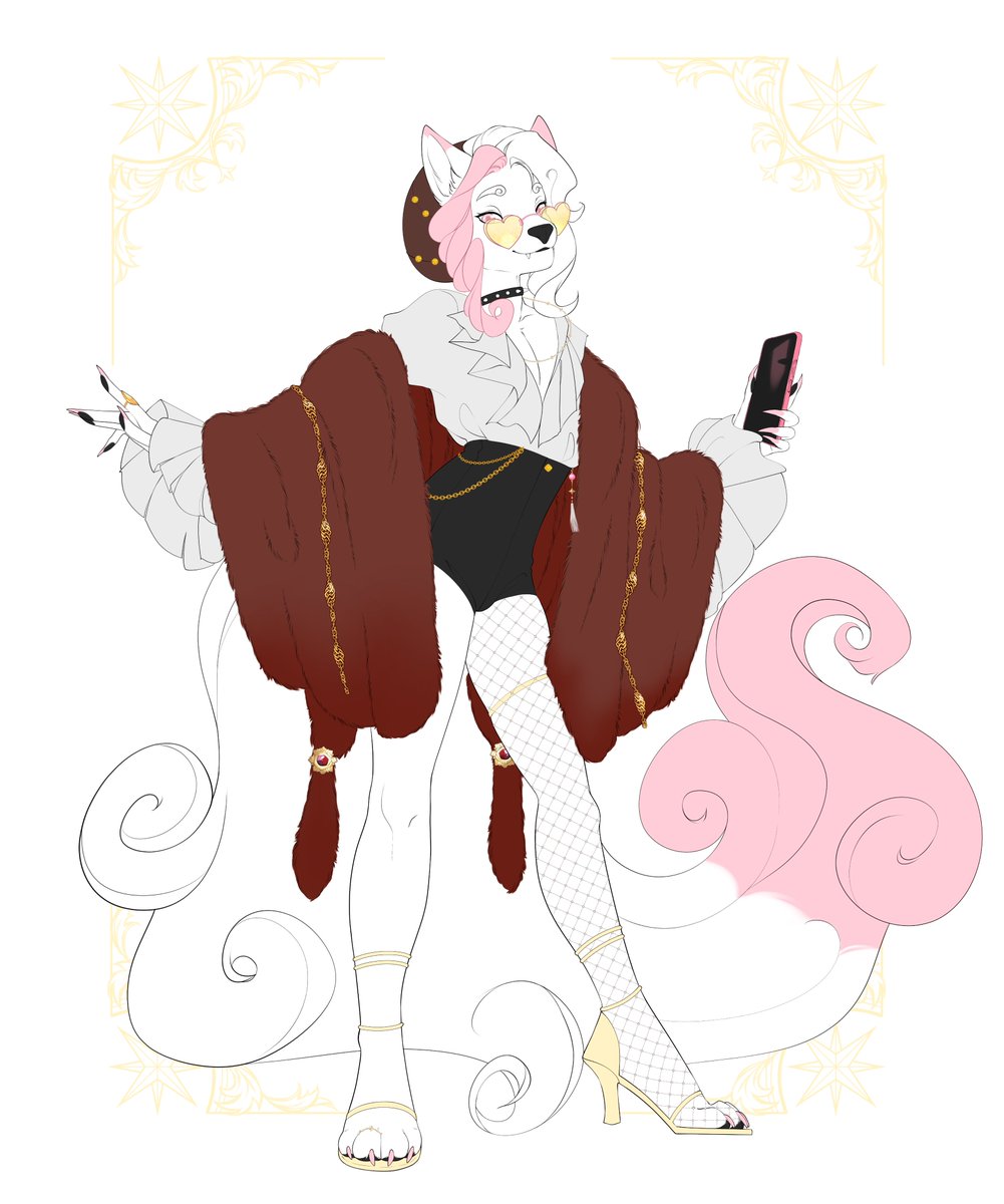 Fashion commission for the lovely <a href="/SupernovaMutt/">Not That Cute a Wolf</a> ~

Thank you so much!