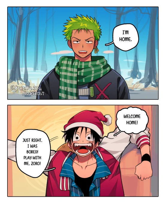 Welcome home (1/3) 🎄 #ONEPIECE 