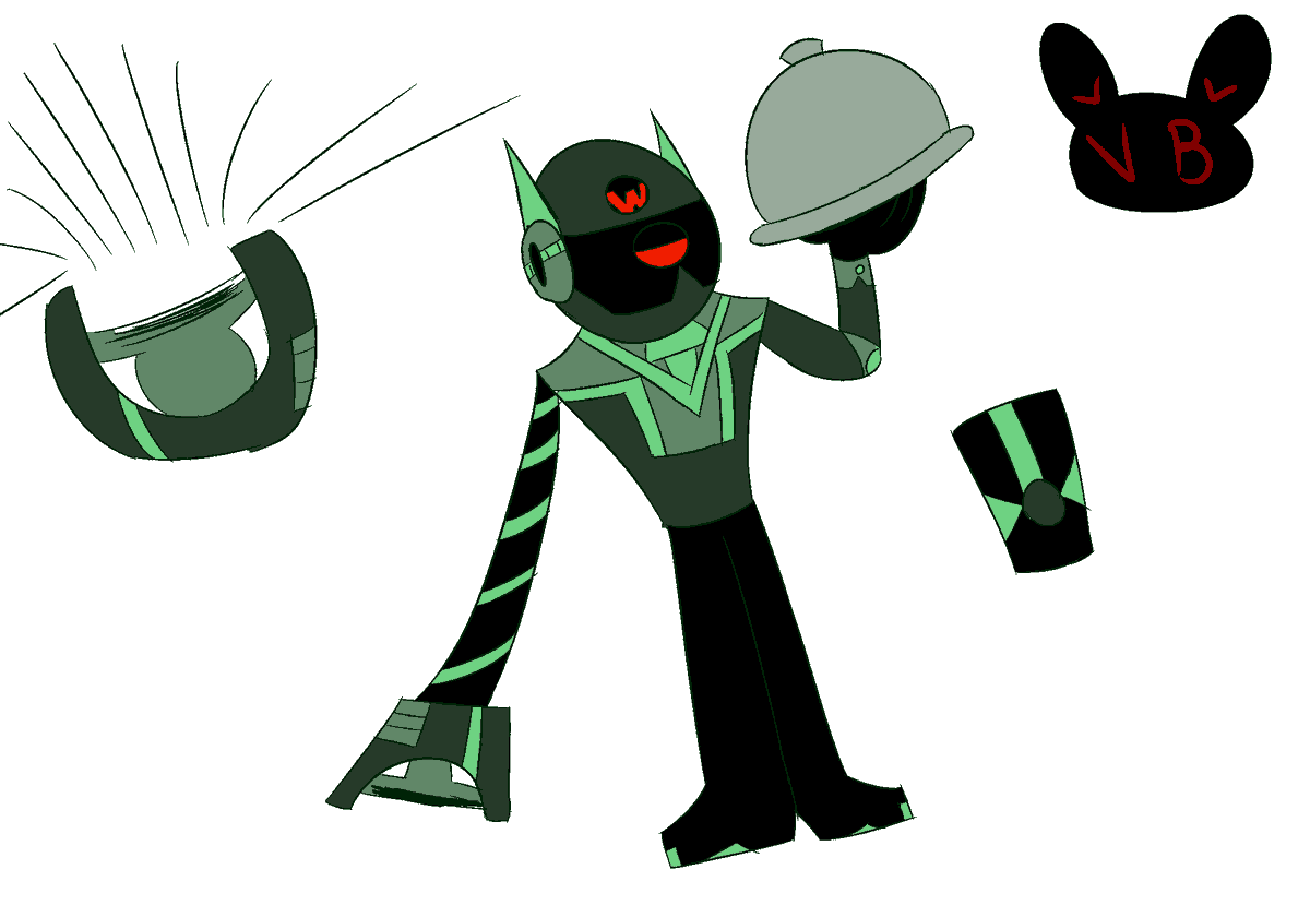 TedBoy5947's tweet photo. @MegaMan 
#MegaManDO #DesignARobotMaster
Pen Name: Virtual Bun
Design Name: Serve Man
A Joe which was repurposed to be a cleaner robot and re-repurposed for combat. His vacuum arm is very dangerous, when he uses it, he sucks things up, grinds them down and absorbs their energy. https://t.co/vrib1JnCLF
