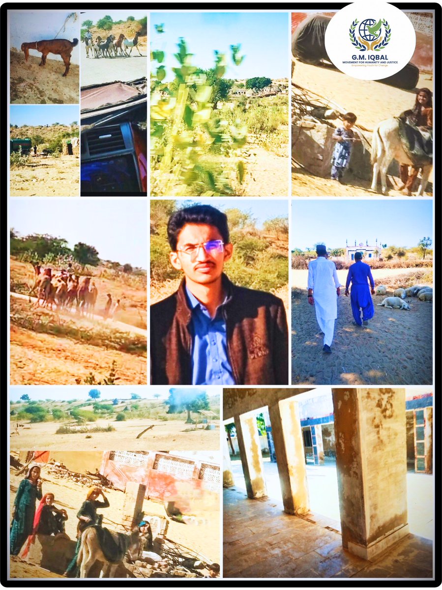 GMIQBALMovement's tweet photo. Our founder @GM_Rahimoon_ visited Tharparkar—what he saw was heartbreaking.

No clean water
Collapsing schools
No healthcare
Malnourished children
Injured, abandoned animals
No government presence

This is why we exist.
To serve where silence lives.

#GMIQBALMovement #Tharparkar https://t.co/z1UF2fDMRS