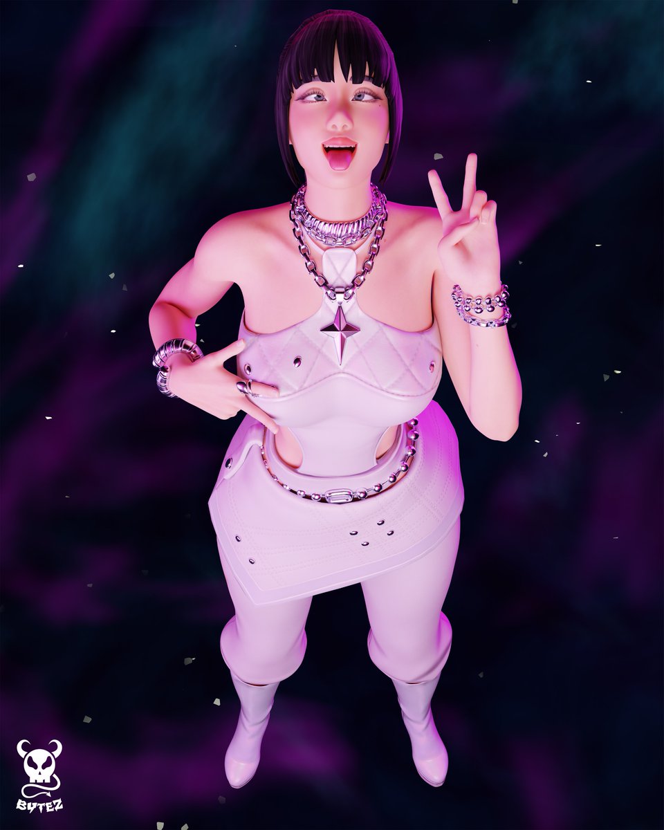 _ByteZ's tweet image. Say hello to Lisa 😘
•·················•·················•
Model by: @x_RedEyes 
•·················•·················•
Nude variants on patreon
•·················•·················•
#LISA #FortniteFanart #rule34 #Fortnite #Fortnitemares2025 #fanart #FortniteSeven