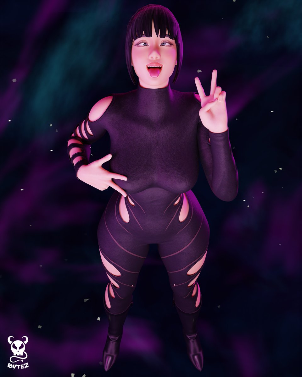 _ByteZ's tweet image. Say hello to Lisa 😘
•·················•·················•
Model by: @x_RedEyes 
•·················•·················•
Nude variants on patreon
•·················•·················•
#LISA #FortniteFanart #rule34 #Fortnite #Fortnitemares2025 #fanart #FortniteSeven