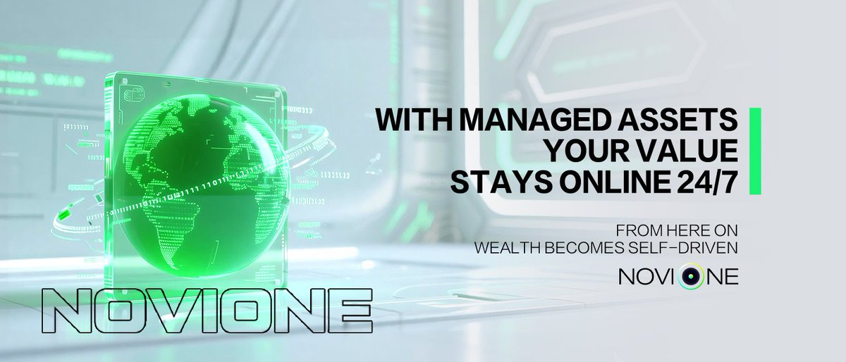 NoviOneGlobal's tweet photo. 🔄 With managed assets, your value stays online 24/7.
A nonstop earning mechanism makes growth steady and predictable.
From here on, wealth becomes self-driven. ⚙️💰
#NoviOne #Fiery #Joinin #FinanceNews https://t.co/FAbKTvCinQ