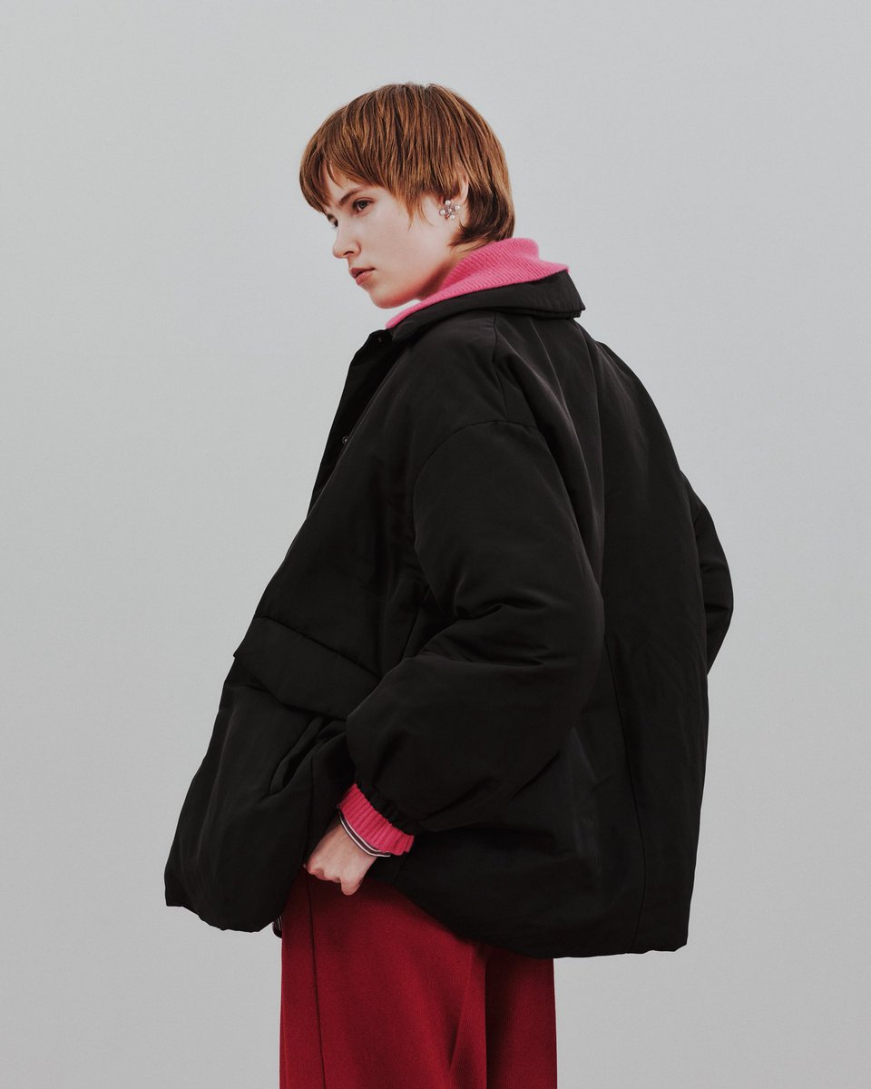 New Arrival - ステンカラーテントシルエットダウンジャケット ¥26,950