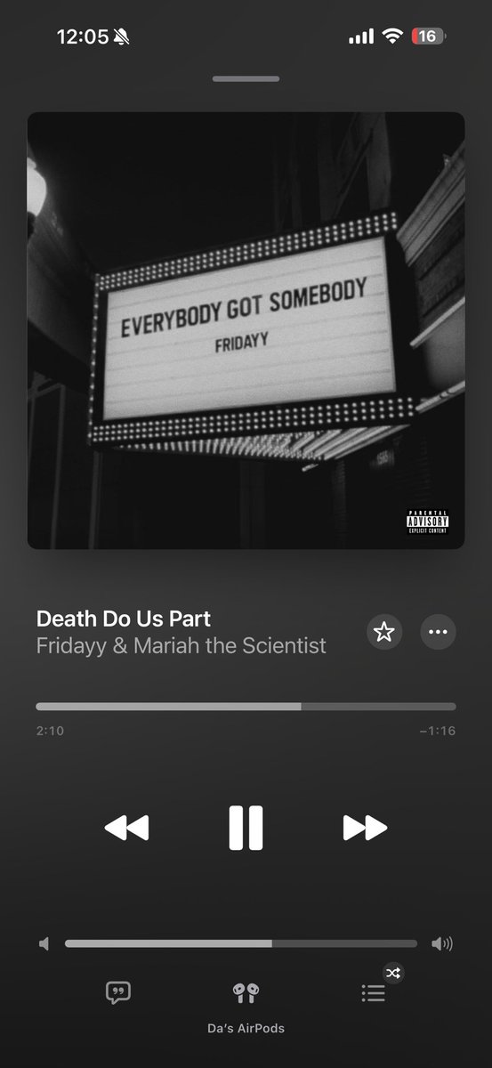 _____kween's tweet photo. That new @fridayy &amp; Mariah The Scientist 🔥🔥 #DeathDoUsPart https://t.co/CA2C2PQlNd