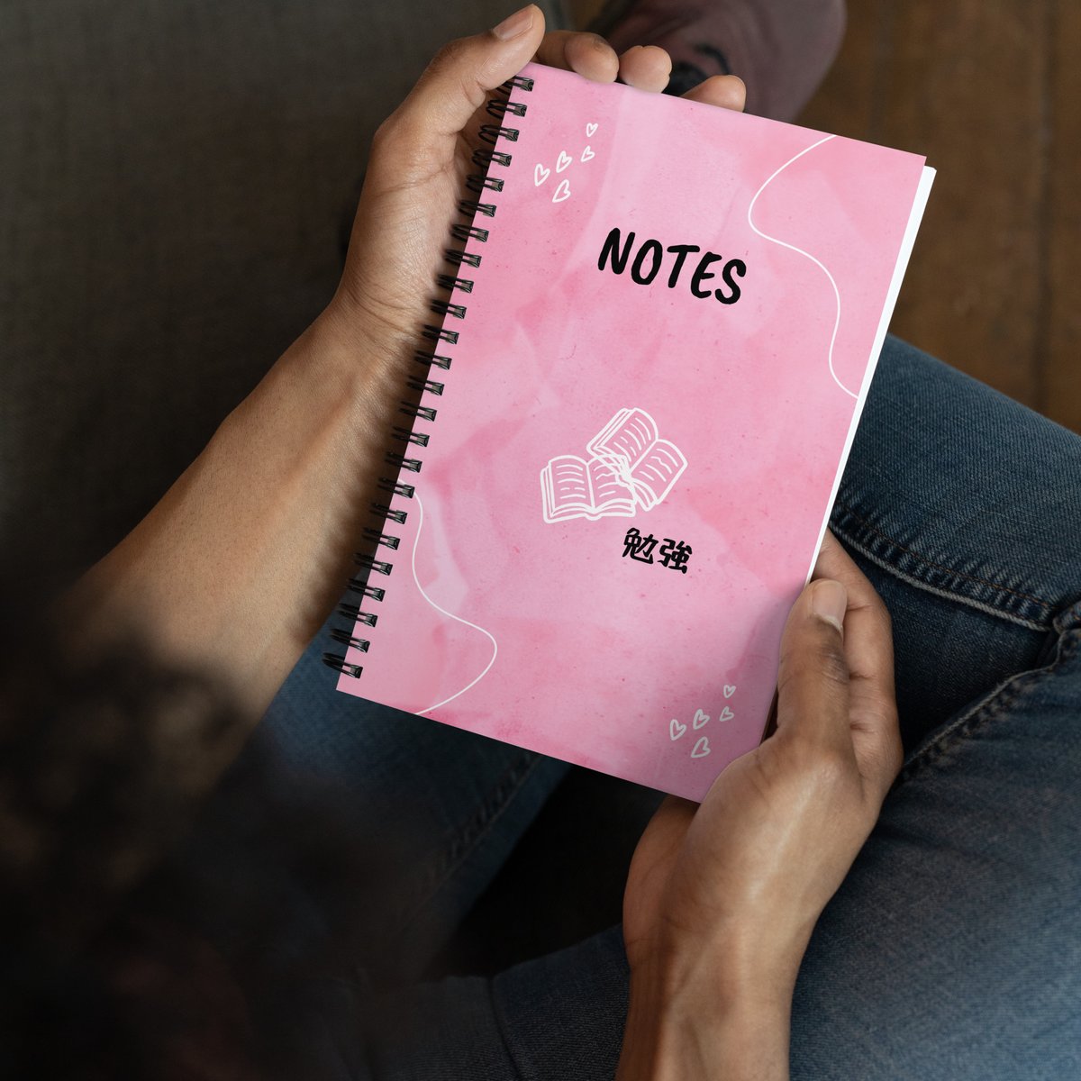 PrintsyThings's tweet photo. Pink watercolor aesthetic study notebook design 😍

#notebook #study #backtoschool #aesthetic #explore #kawaii #anime https://t.co/Hzc8FIQtAJ