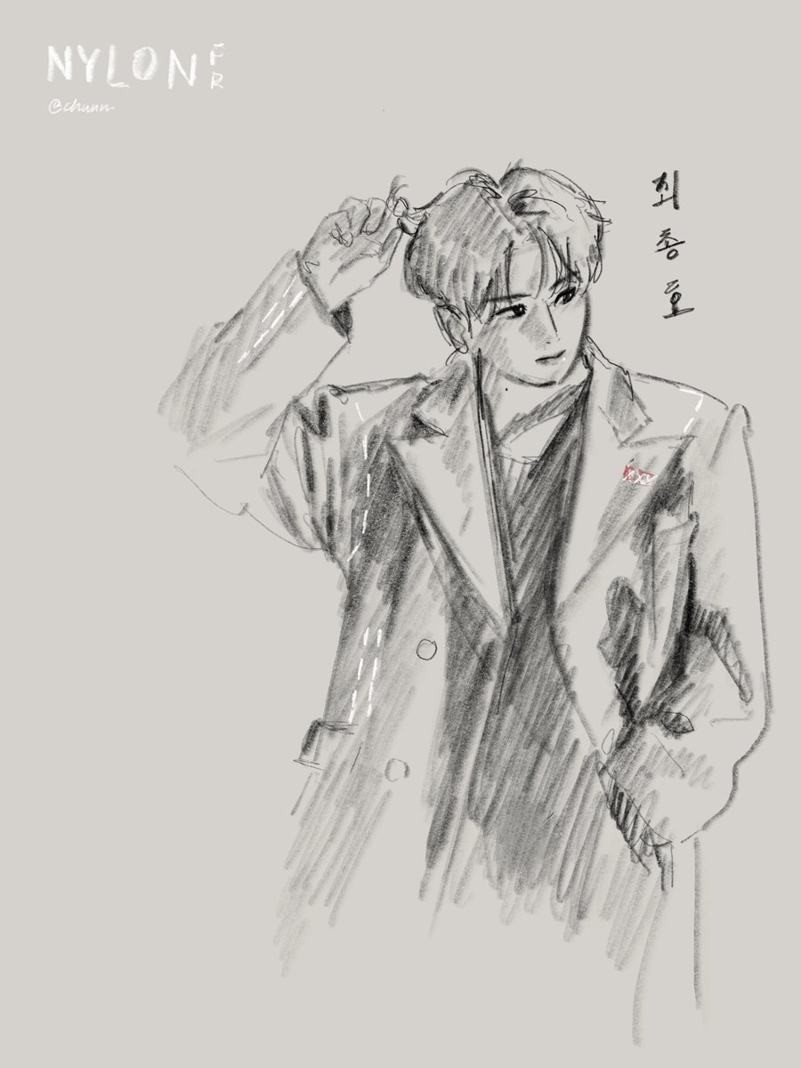 This outfit is incredible 🖤
mr Choi Jongho, for my own safety please stop becoming more handsome🧎

#ATEEZ #ATEEZfanart #에이티즈 #종호 #jongho