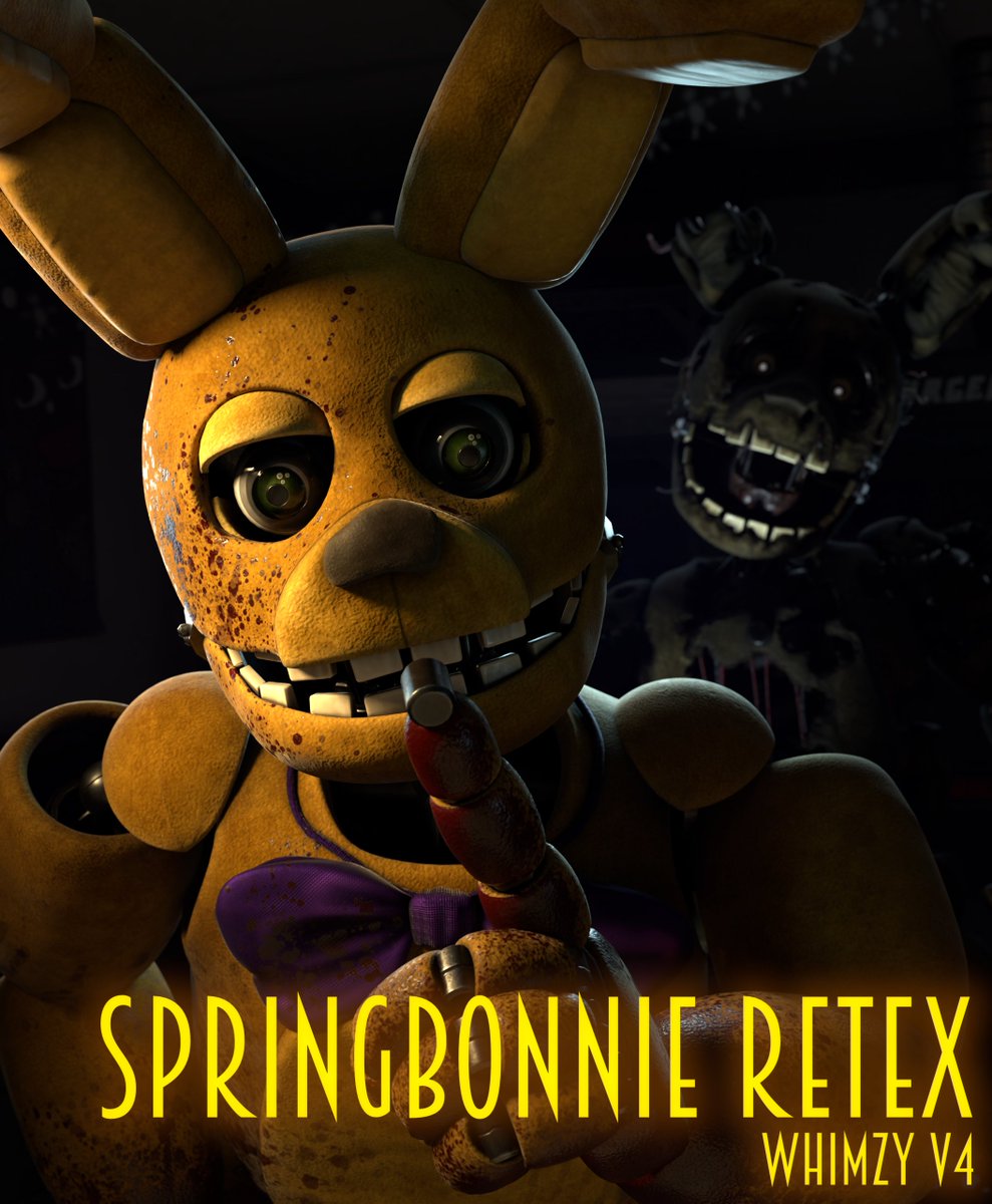 Okay guys one more Springbonnie releaese I promise just this last one. Port by <a href="/Auxe_SFM/">AuxeSFM</a>  and OG Models by <a href="/1MrSpringy1/">MrSpringy</a> . More basic renders in replies
Blender: drive.google.com/drive/folders/…
SFM: drive.google.com/file/d/1LcB5V-…