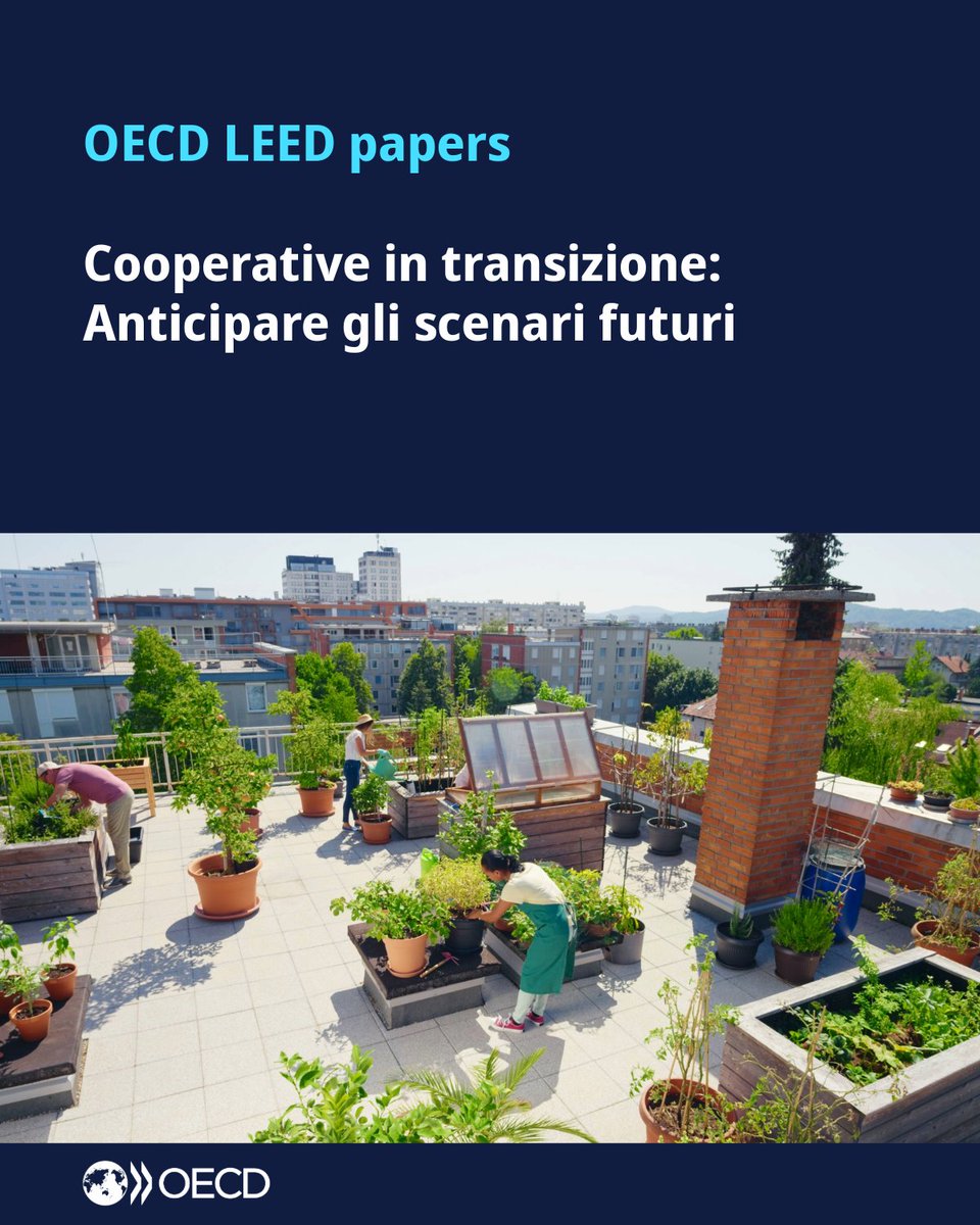 🔎Quali sono le prospettive per il settore cooperativo? 

Il nostro ultimo paper esplora le tendenze chiave: 
🔹azione comunitaria 
🔹generazioni future
🔹digitalizzazione centrata sulla persona
🔹sostenibilità radicata sul territorio

📄 Leggi il paper: oe.cd/6iV