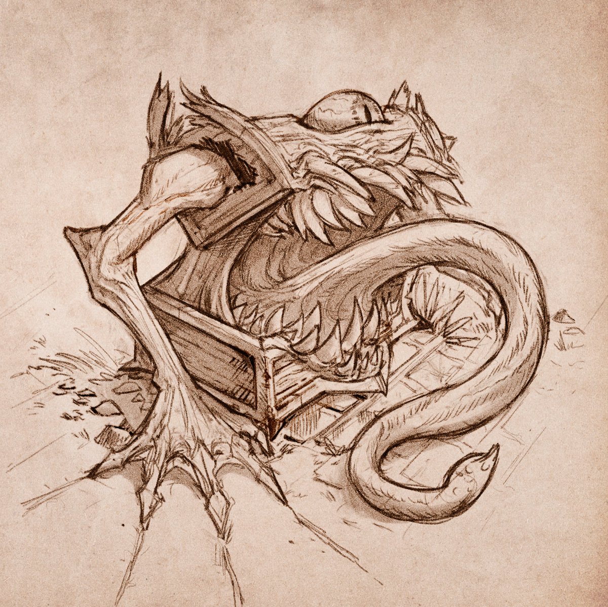 notfoundnick111's tweet image. recently a client hired me for some sketches, this was my favorite one. ☺️
#dndart #dnd5e #DnDcharacter #sketches