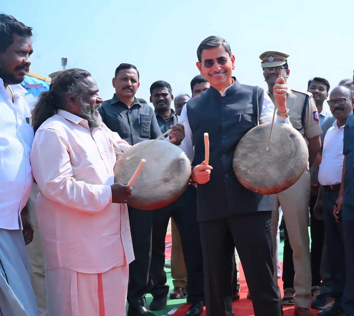 Sambandam's tweet photo. dedicated to Train Young Generation into art of Parai Isai at Mettumalai Village, Sattur, Virudhunagar Dist on Dec 12th , 2025. @lokbhavan_tn @narendramodi https://t.co/h2YUttRFbR