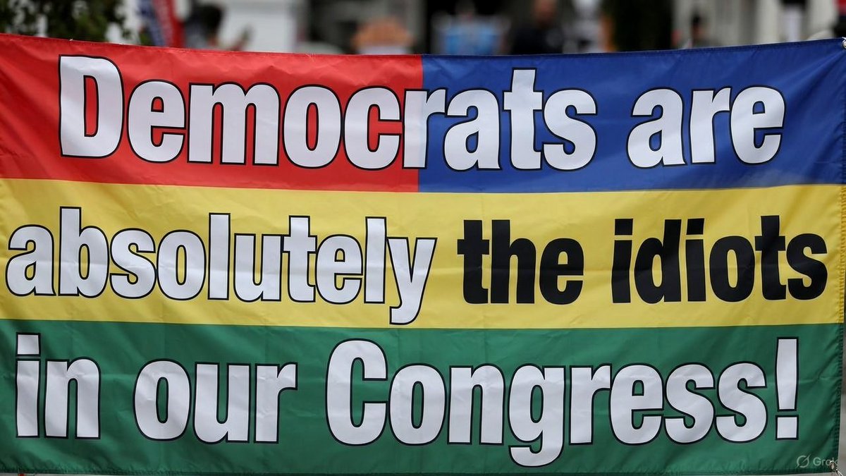 mischi_mischa's tweet image. Democrats, you have the right to be idiots — and stay idiots — for the rest of your time in Congress. Until the idiots who vote for you finally wake up and kick your ugly sorry ass out!

Democrats in Congress showed their true colors again — disgraceful, hateful, and with NO…