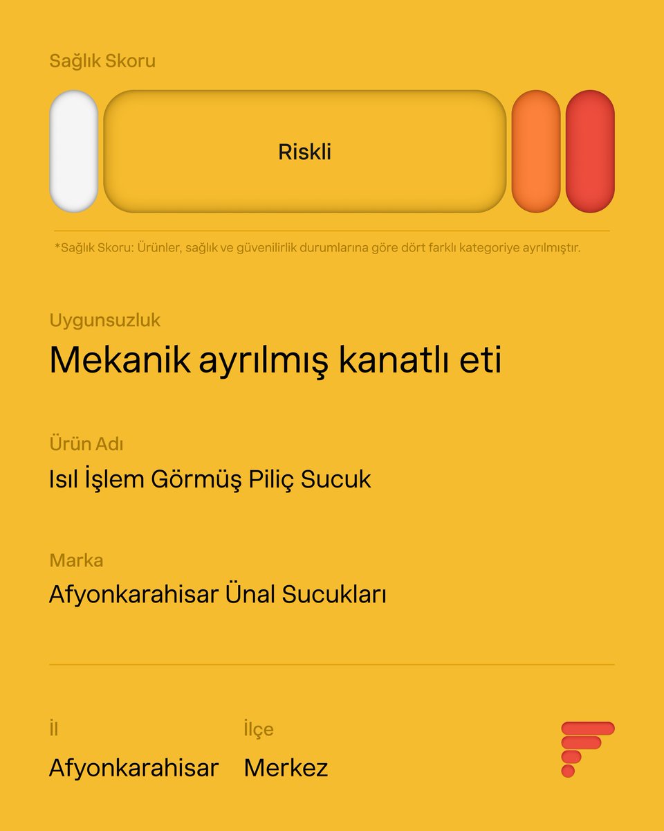foyabio's tweet photo. 📢 Bakanlık 11.12.2025 tarihinde toplam 4 üründe uygunsuzluk tespit etti ve bildirimde bulundu. Detaylara ulaşmak için https://t.co/SpnyV0ZUCv'yu ziyaret edin.

#foya #HalkSağlığı #GıdaDenetimi  #güvenilirgıda #alo174gidahatti #5996SayılıKanun 
@faynstudio @GazeteOksijen https://t.co/yD2bxCFbt6