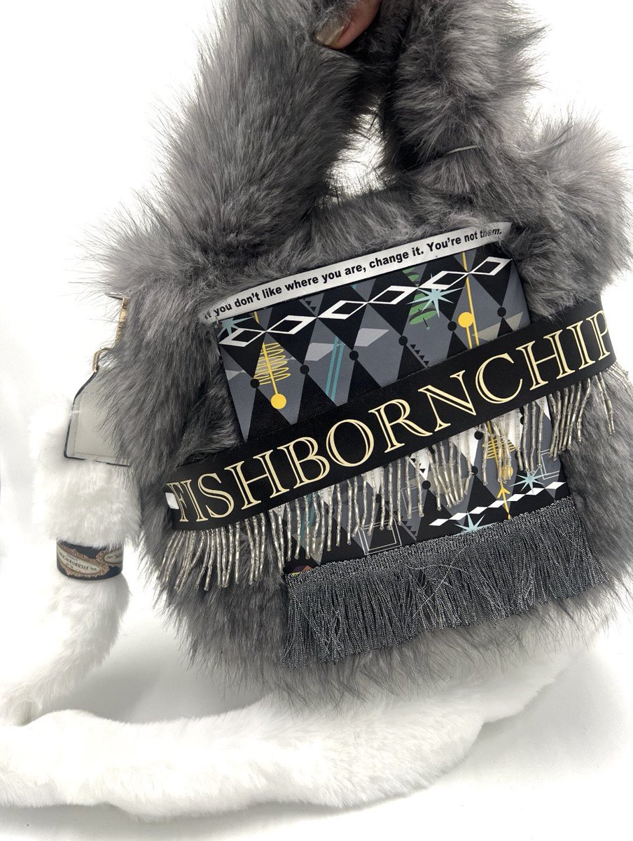 キ*ー様 美品　Fish Born Chips 2way ハラコレザー　ボーラー キ*ー様 美品 Fish Born Chips 2way ハラコレザー ボーラー