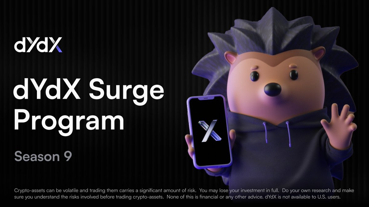 arcus_xyz's tweet photo. dYdX Surge Season 9 features $BTC &amp; $SOL zero fee trading + earn 50% rebates across both UI and API.

And that’s not all - traders can access up to $1M in liquidation rebates this month.

Explore further 👉 https://t.co/gpJl7oYXuB https://t.co/pe8pilhCxF