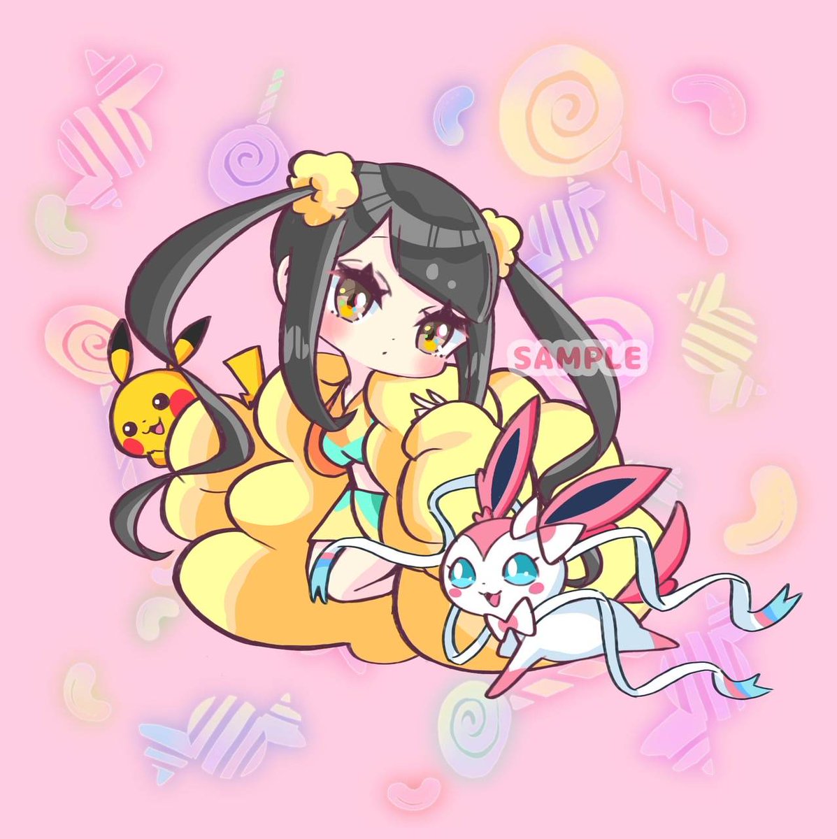 chi_maru_n's tweet photo. 【イラスト描きます企画】

抽選で1名様、あなたのお好きなキャラ1人(一体)のイラスト描かせていただきます🐱(ポケモン以外でもOK)

フォロー＆リポスト

※カードイラストにして企画に出すことをご了承いただける方のみ

明日の18時に締め切ります✨ https://t.co/64uETUWgGE