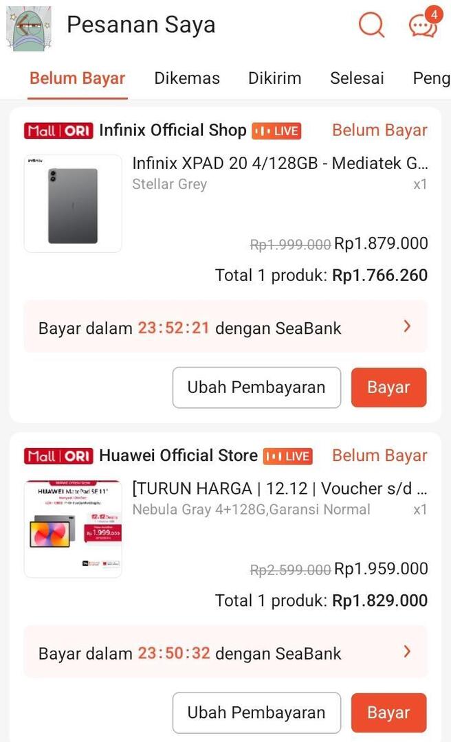 Jadi budgetku cuma segitu, antara dua ini menurut kalian mana yang paling oke buat kebutuhan ngedit di C4nva c4pcut sama buat nonton 💚