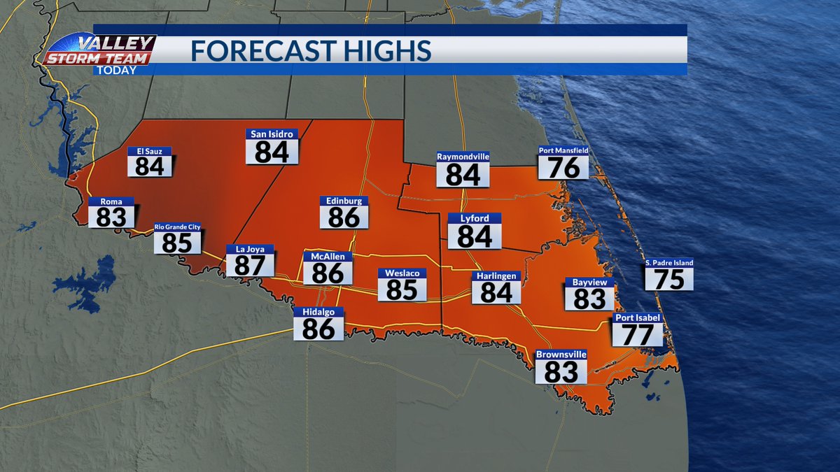We have some areas of dense fog this Friday morning. Once the fog burns off we'll see partly cloudy skies with highs peaking in the mid 80s this afternoon.