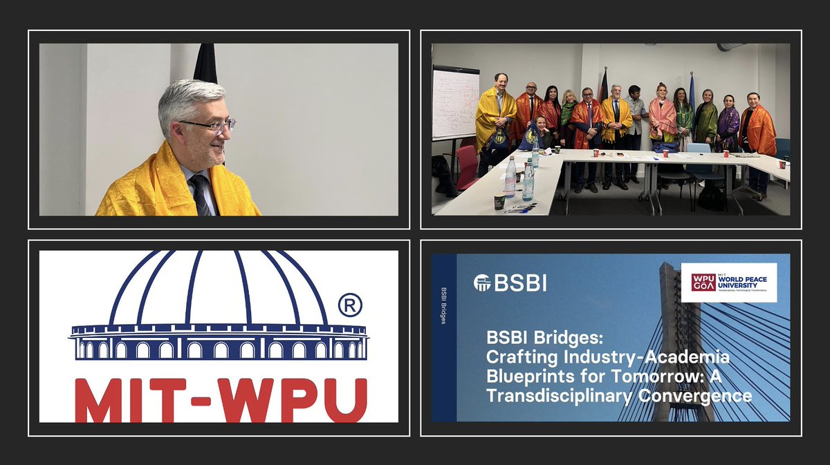 Hosting the 1st BSBI Bridges Initiative in Berlin together with the prestigious MIT - World Peace University was an amazing experience!