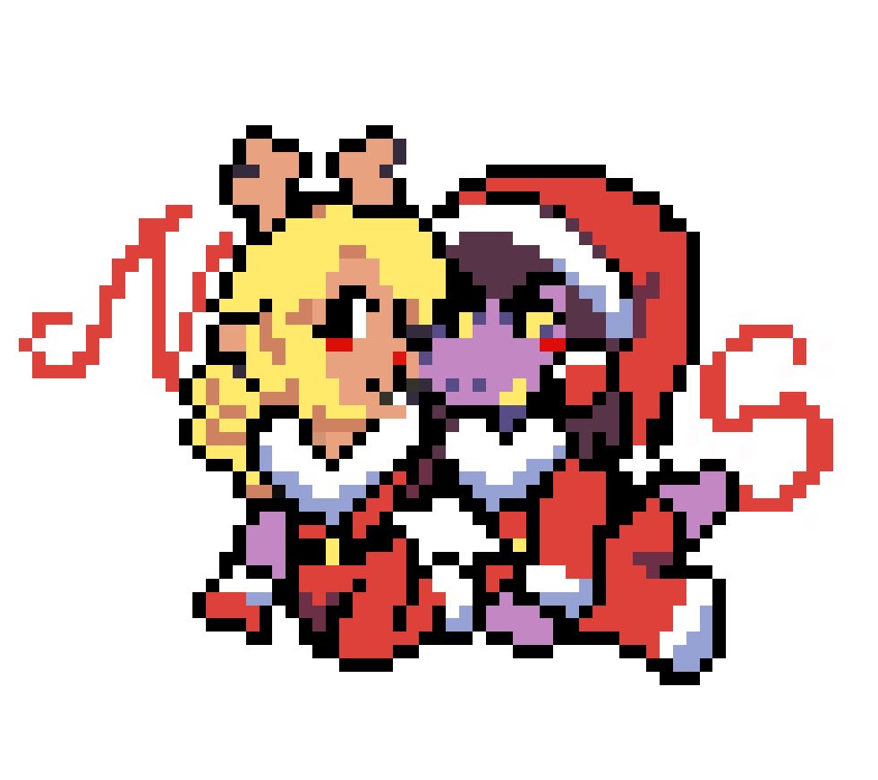 Suselle but it’s all I want for christmaaaaaaas is yewwww #deltarunefanart