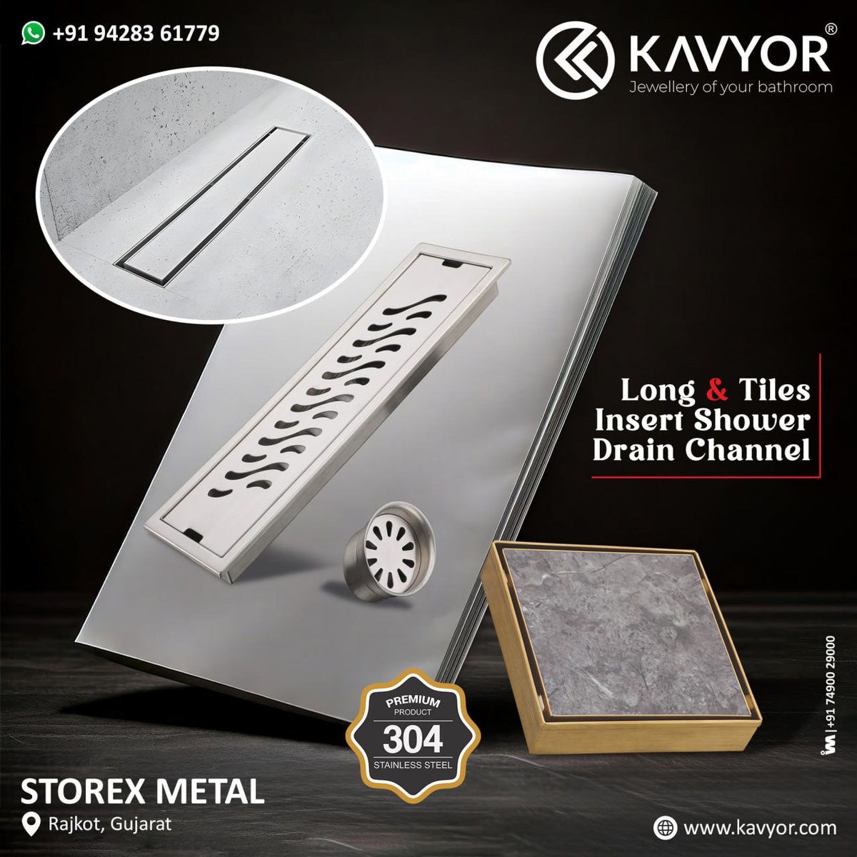 ibais_hardware's tweet photo. STOREX METAL (RAJKOT)
For enquiry via WhatsApp click:
https://t.co/mMDXYP1DRY
Mr. Dhaval Tilala - +91 9428361779
Mr. Kalpesh Lamba - +91 9924540148
#kavyor #storexmetal #floortile #showerdrain #longdrain #tiledrain #drain #hardware #fittingproduct
.
@ibais_hardware https://t.co/5RM5p0GgVh