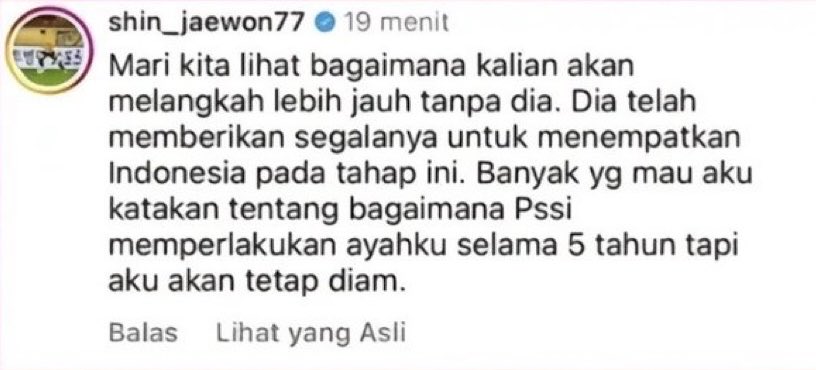 STY son was right, karma is coming <a href="/TimnasIndonesia/">Timnas Indonesia</a> <a href="/erickthohir/">Erick Thohir</a> 

#TimnasDay  #TimnasIndonesiaMandiri
#SEAGAMES2025