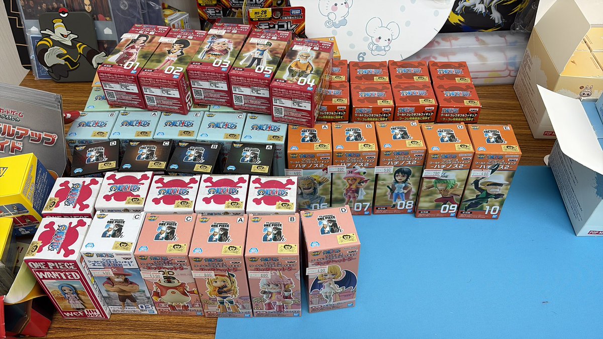 ワンピース ワールドコレクタブルフィギュア、ぼちぼち売れてます