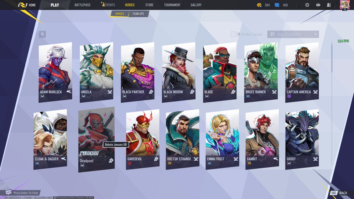 FutureSlyty's tweet photo. DUDE THEY HAVE DEADPOOL ON THE CHARACTER SELECT ALREADY!!! https://t.co/FWLrC4BguP