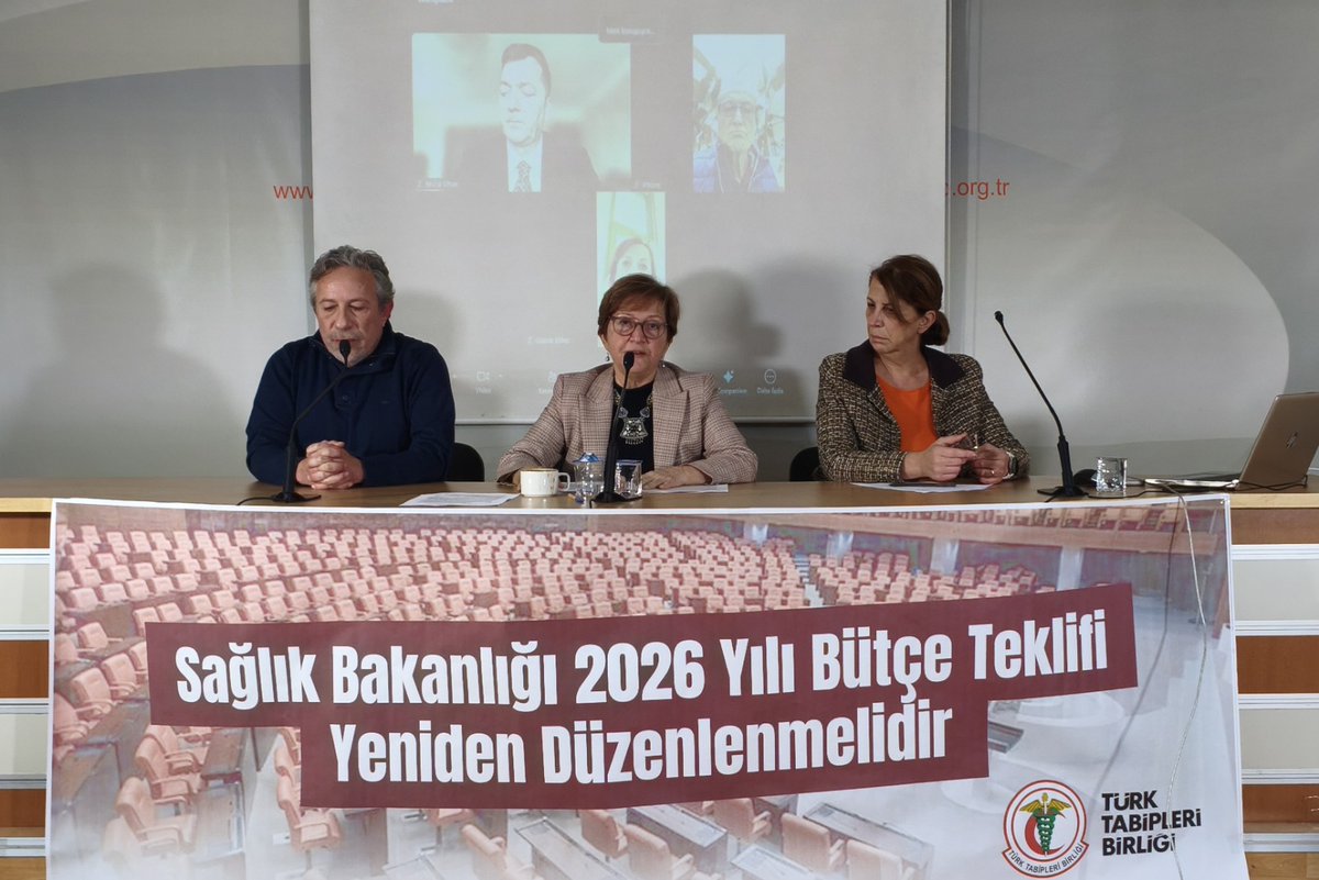 ttborgtr's tweet photo. Sağlık Bakanlığı 2026 Yılı Bütçe Teklifi, Halk Sağlığını ve Hekimlerin Haklarını Önceleyecek Şekilde Yeniden Düzenlenmelidir

🔗 https://t.co/JxToiFKw2O

📽 https://t.co/EYm6NnIi3o https://t.co/wAO6C8vGSx