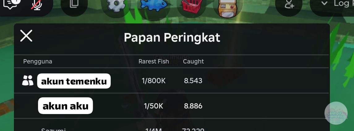 fishitfess's tweet image. fish! ini akun aku emg sebusuk itu apa gmn ya?(tmnnku lolos Isle dalam sehari katanya) 🥲 skrg aku udh level 254, rod ares+empo+corrupt bait. bahkan temenku ini udh joinin aku 8x luck, yg satu ngasih totem. uda mau seminggu lebih ga lolos lolos dari isle😔😔😭 maaf kalo alay🙏🏻