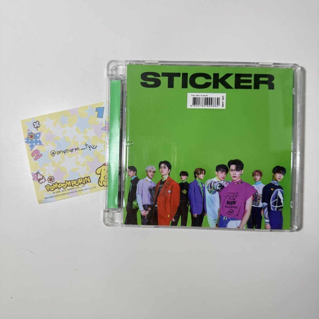 🌱 พร้อมส่ง

บั้มเปล่า NCT 127 Sticker Jewel ver.

ราคา 60 บาทรวมส่ง✨

สอบถามเพิ่มเติม เมนชั่น/DM มาได้เลยค่ะ 💖

#ตลาดนัดnct #ตลาดนัดnct127