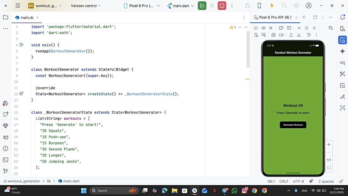 aliasharif9989's tweet photo. This app was my challenge so:
The texts are stored in a List. Instead of a fixed index, Random class used and the nextInt method with the list's size to dynamically select the content.
#User_Interaction_Flutter_mini_project
@f_forough
@mansouri_a17984
@CodeToInspire https://t.co/c1VMFa508Z